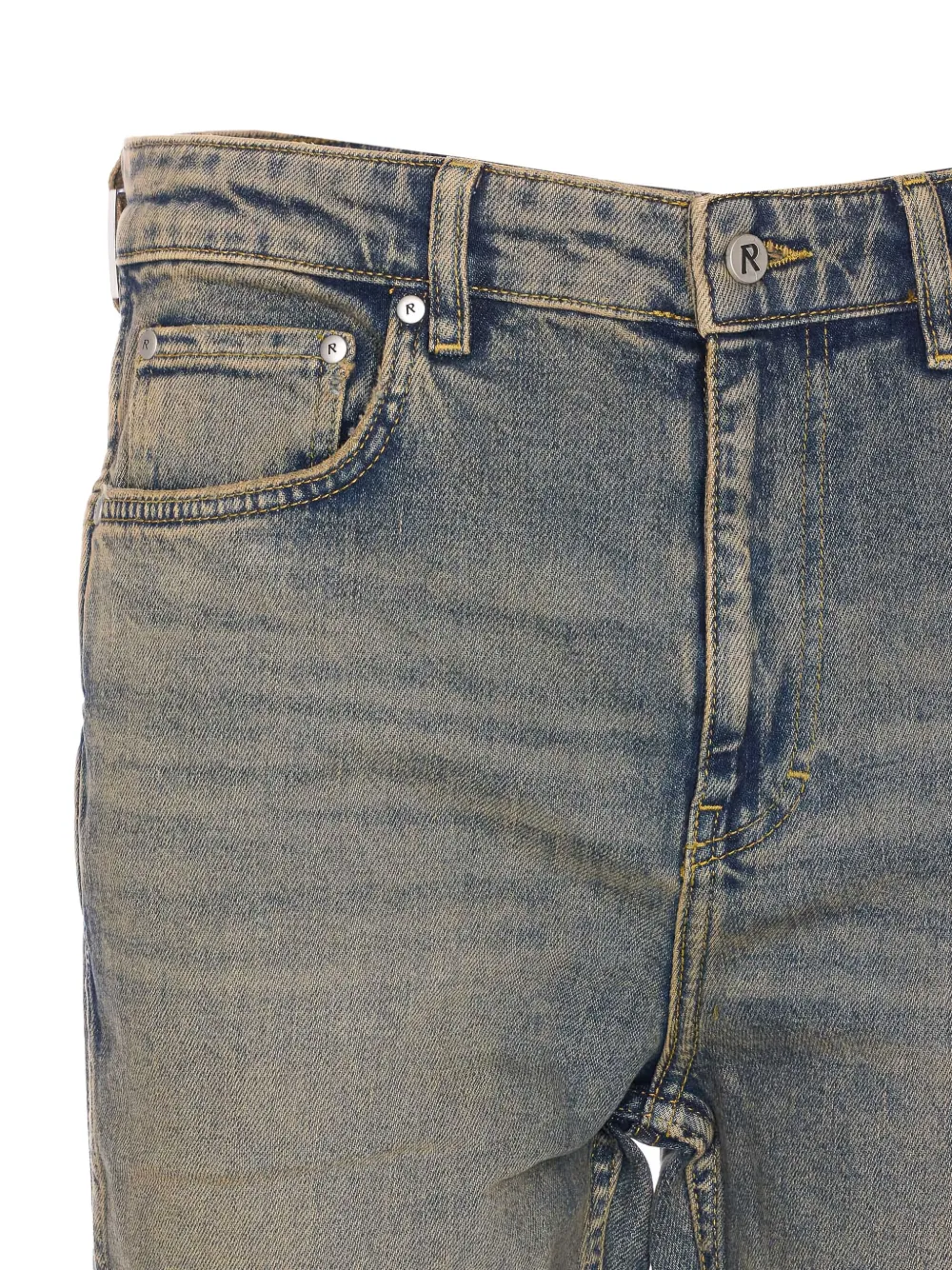 Represent Stretch-katoenen jeans Blauw