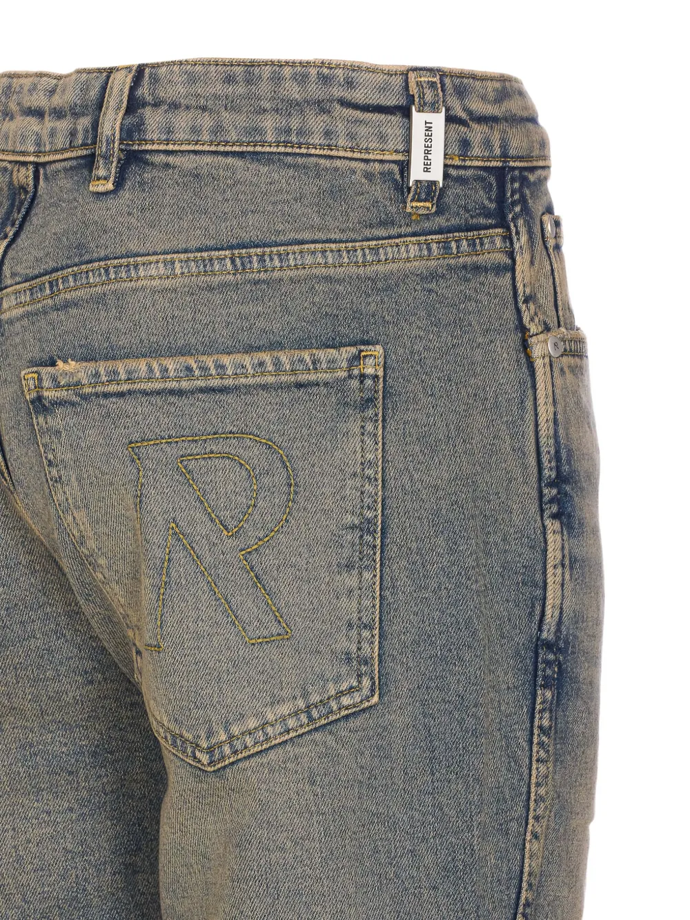Represent Stretch-katoenen jeans Blauw