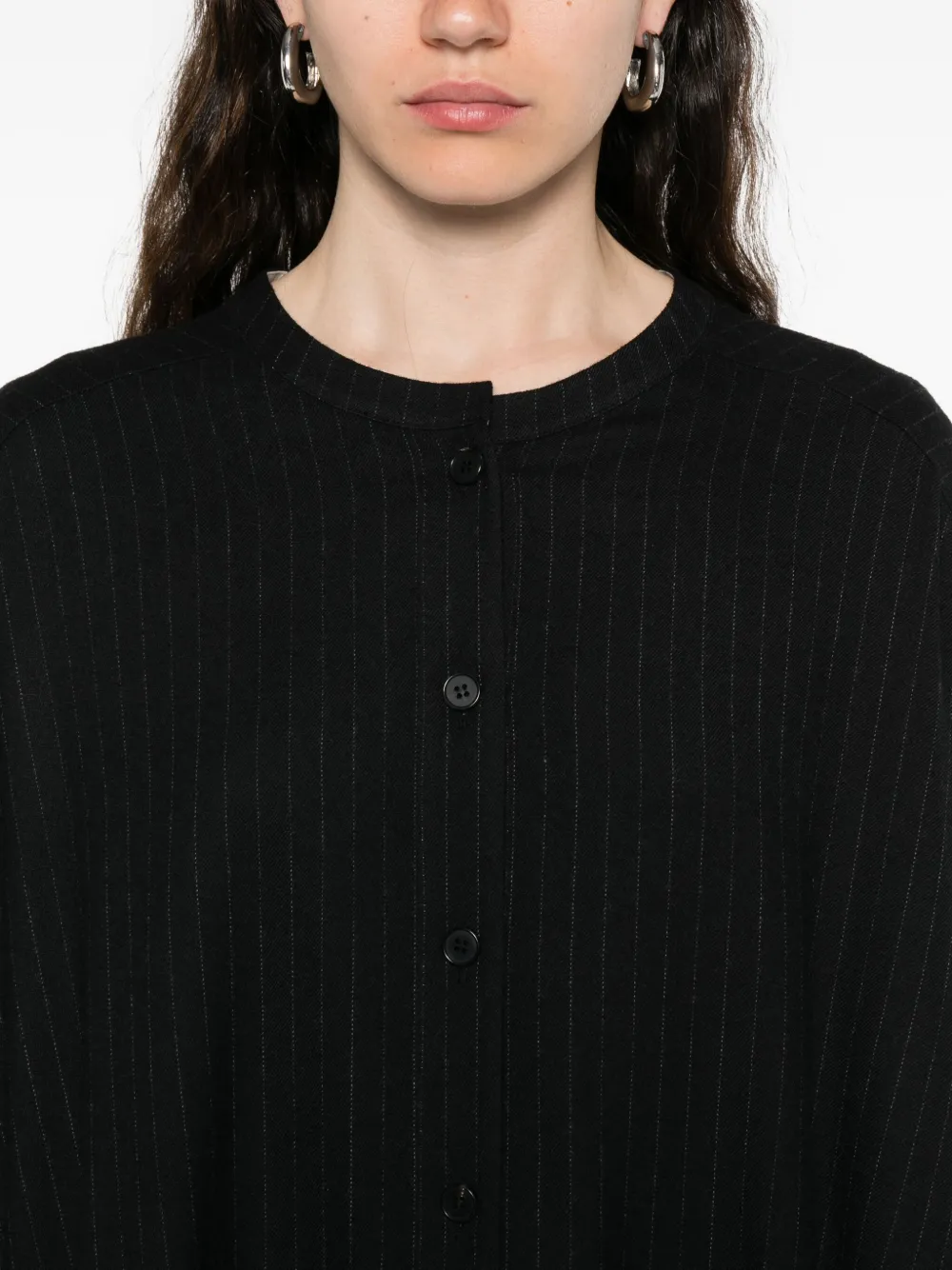 Soh Striped Dress In Black
