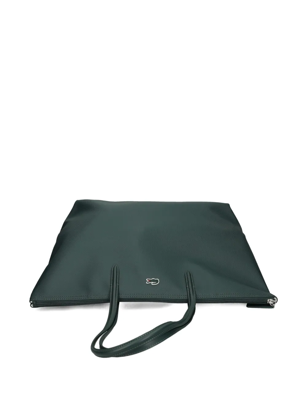 Lacoste L.12.12 Concept Logo Motif Tote Bag In Green