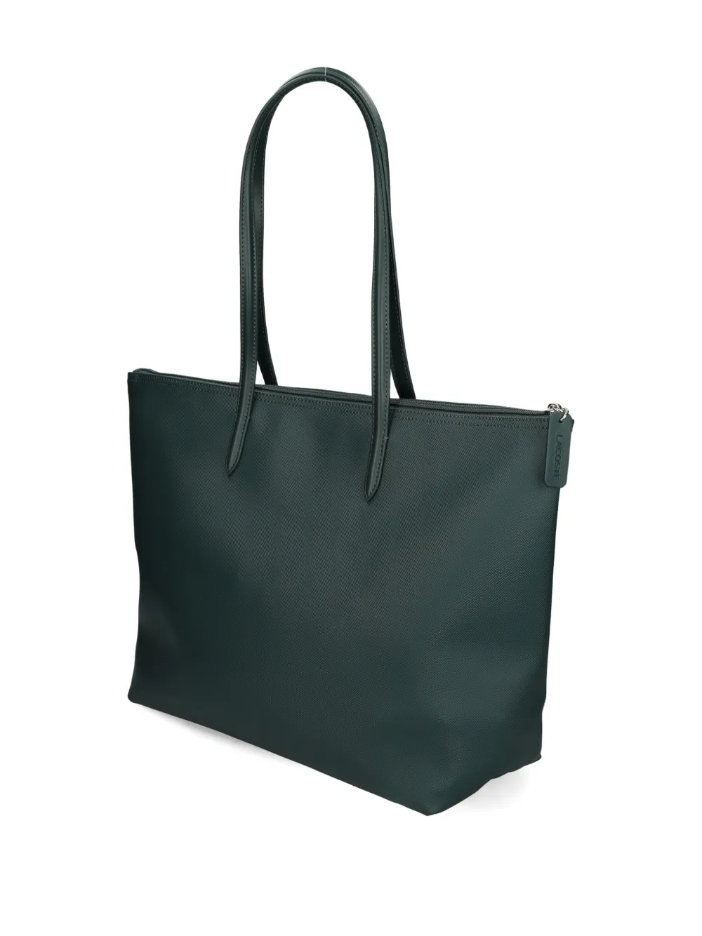 Lacoste L.12.12 Concept Logo Motif Tote Bag In Green