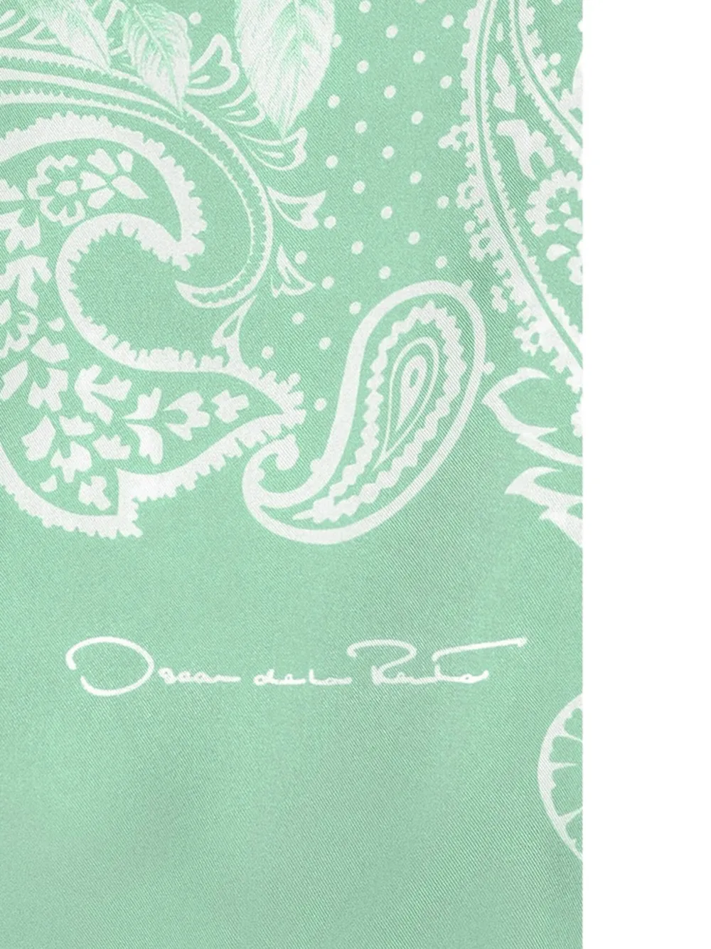 Oscar de la Renta paisley-print silk scarf | Image 2