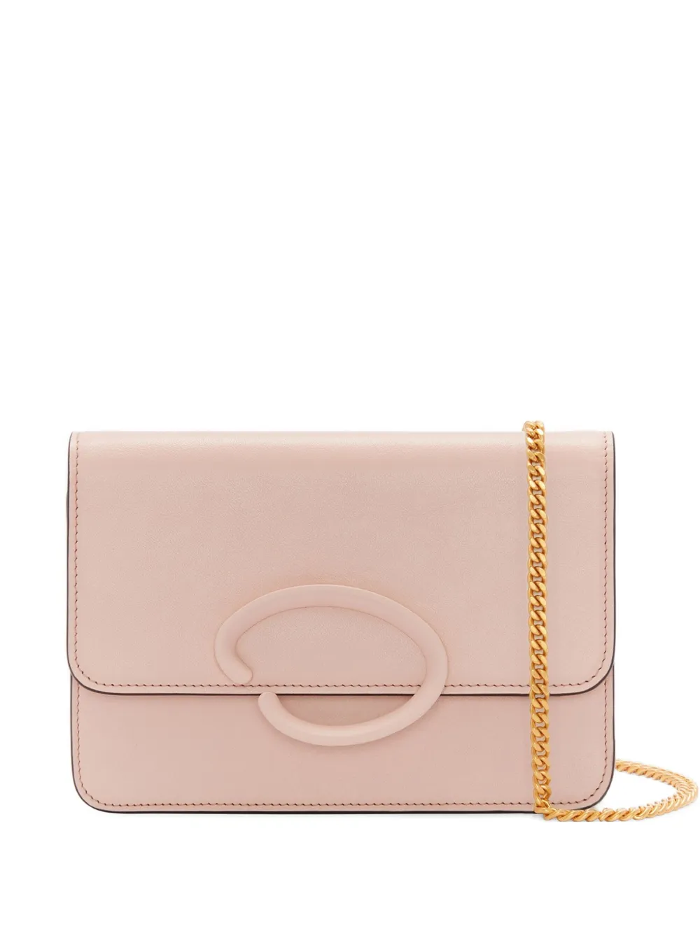 Oscar De La Renta Oval-frame Chain Bag In Pink