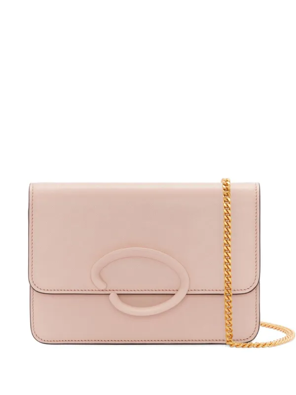 Oscar de la Renta Oval-frame Chain Bag in Pink