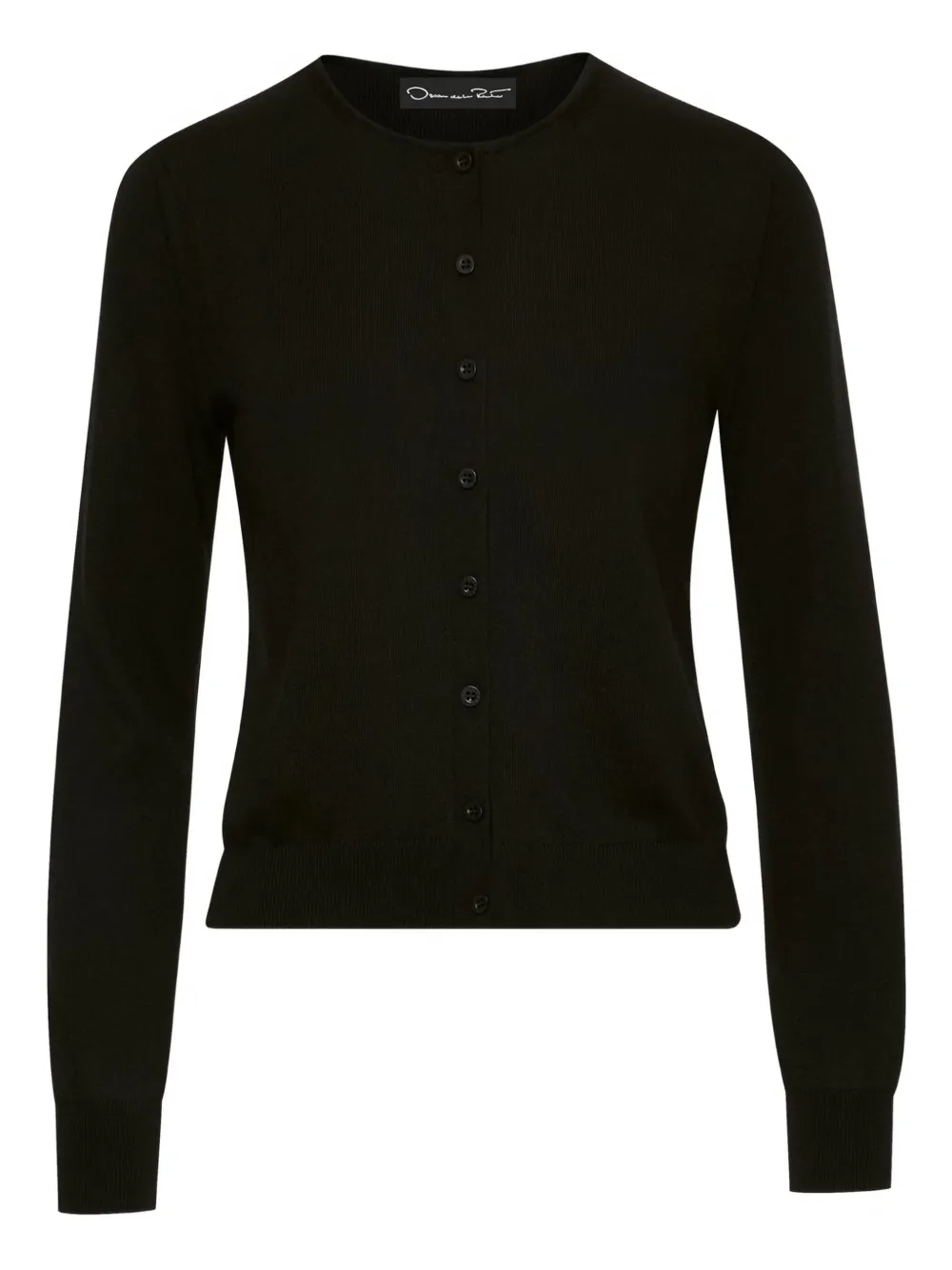 Oscar de la Renta button-front cardigan - ブラック Oscar de la Renta button-front cardigan - ブラック