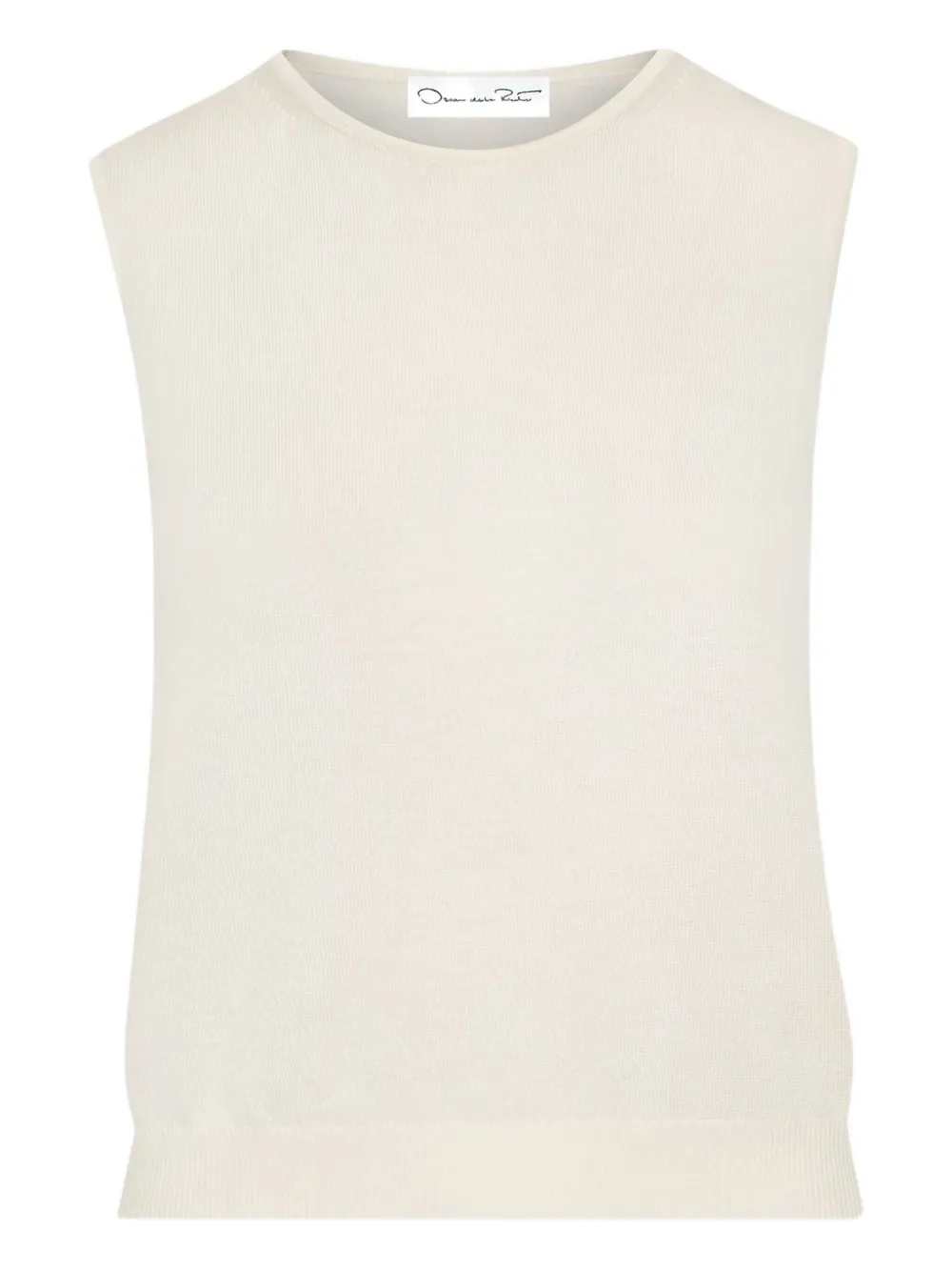 Oscar de la Renta sleeveless top - ニュートラル Oscar de la Renta sleeveless top - ニュートラル