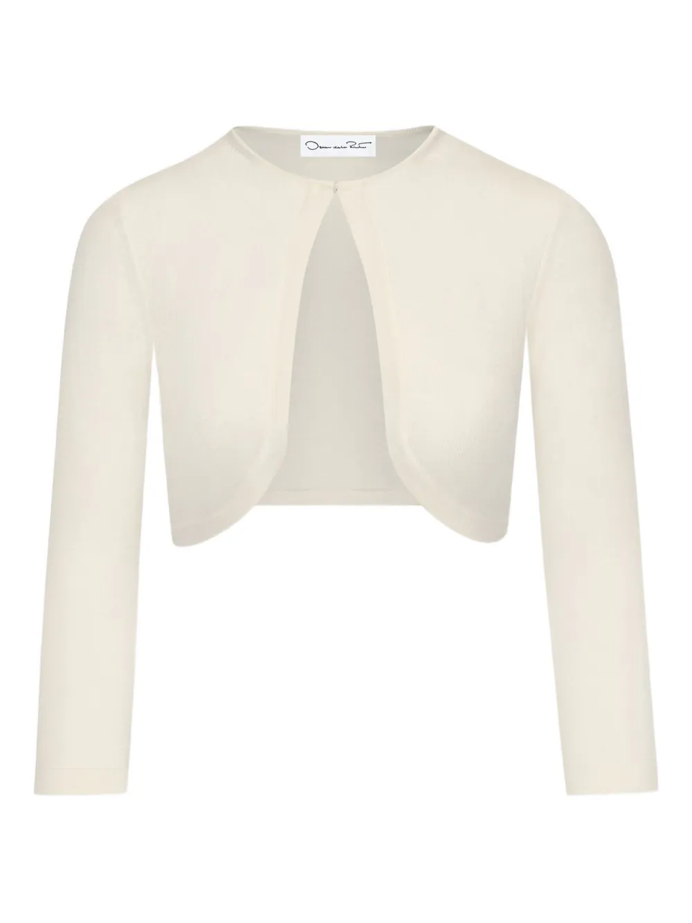 Oscar de la Renta three-quarter sleeves bolero - ニュートラル Oscar de la Renta three-quarter sleeves bolero - ニュートラル