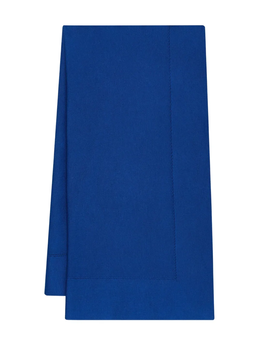Oscar De La Renta Edge-stitched Shawl In Blue