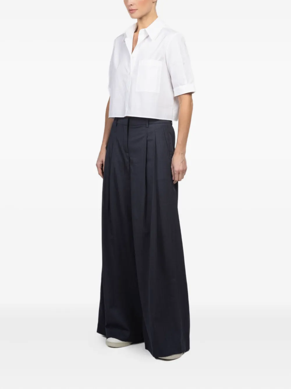 TWP New Didi geplooide broek Blauw