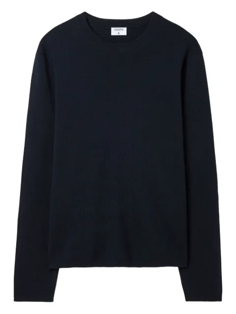 Filippa K crew-neck blue sweater