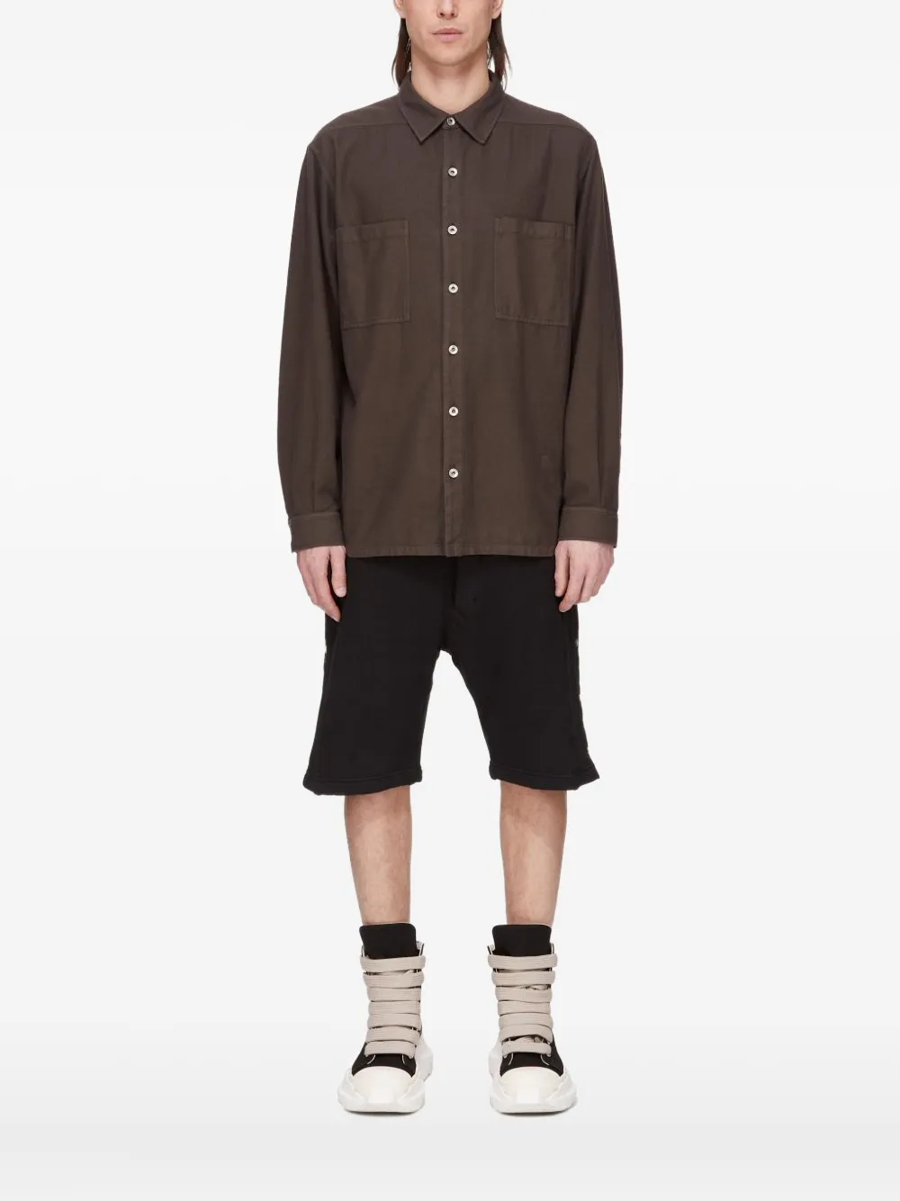 Rick Owens DRKSHDW Concordians Pusher shorts - Zwart