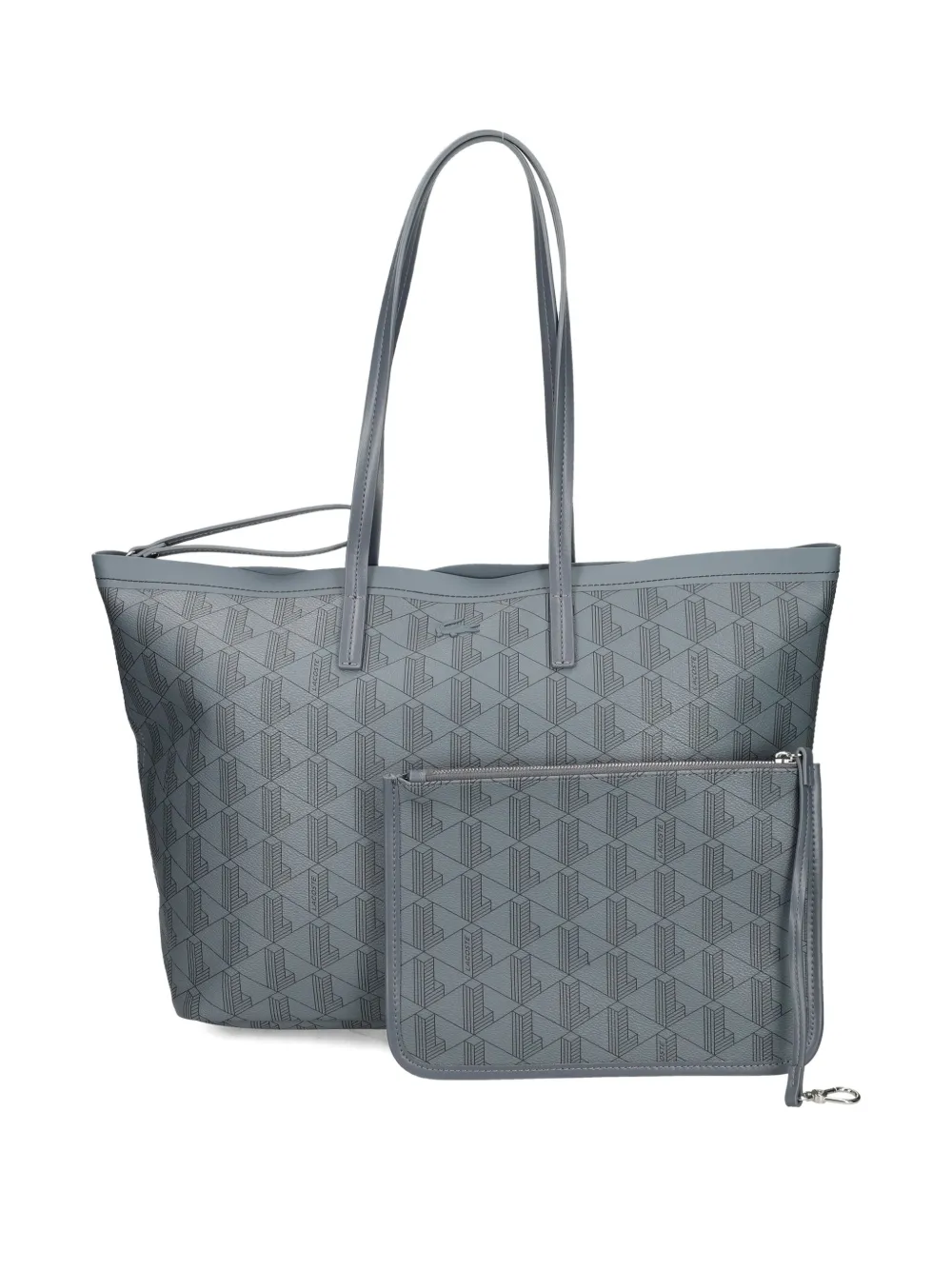 Lacoste Zely Tote Bag In Gray