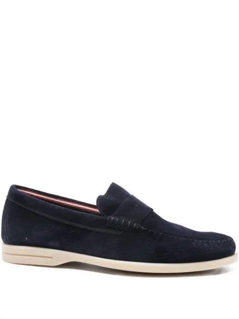 Bally sude penny loafers
