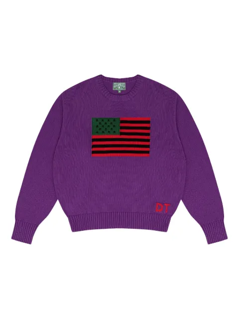 Denim Tears 1619 Pan African flag sweater