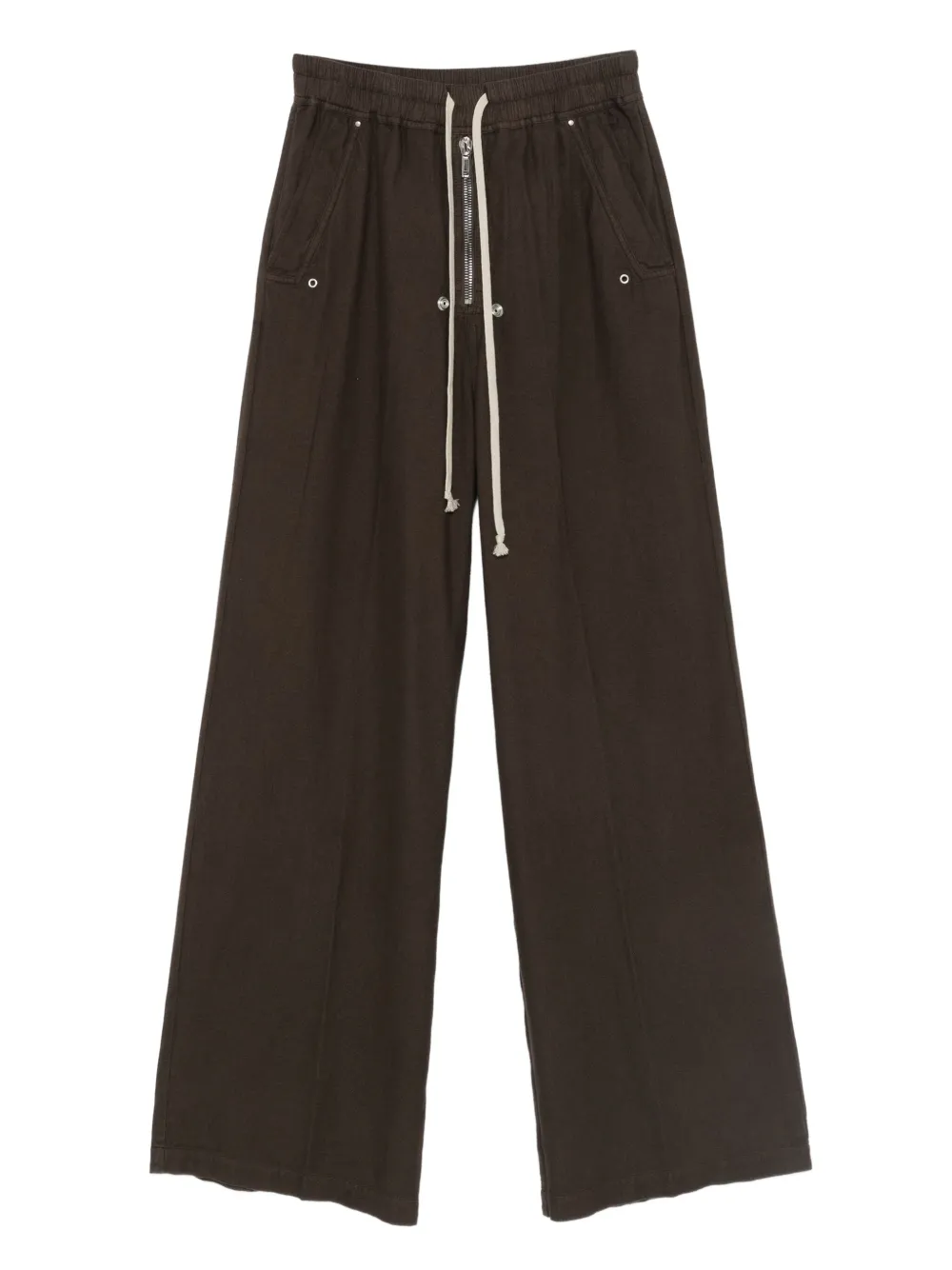 Rick Owens DRKSHDW Geth Bela drawstring-waist trousers | Brown | Image 1