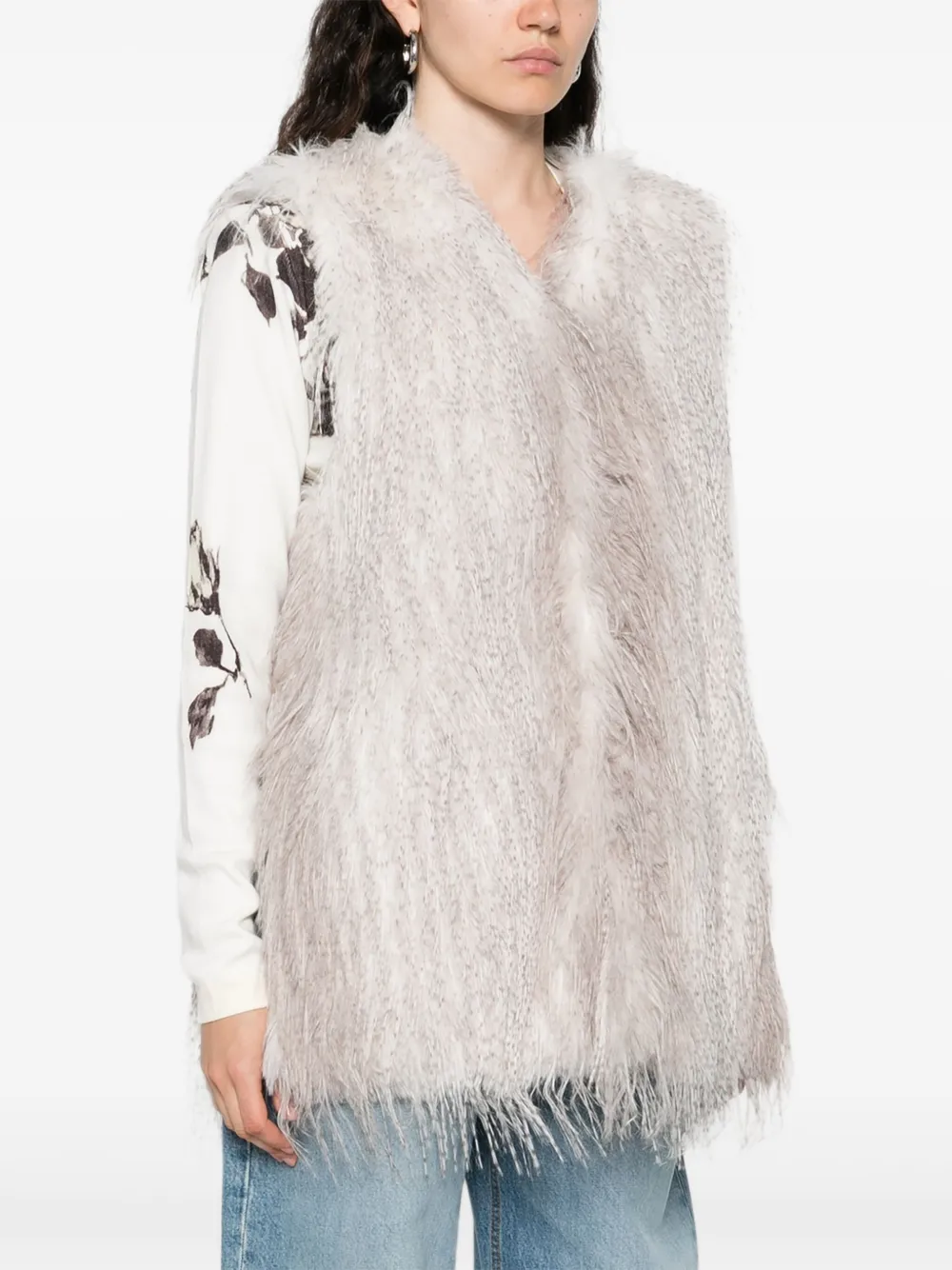 Blugirl Gilet met V-hals Wit