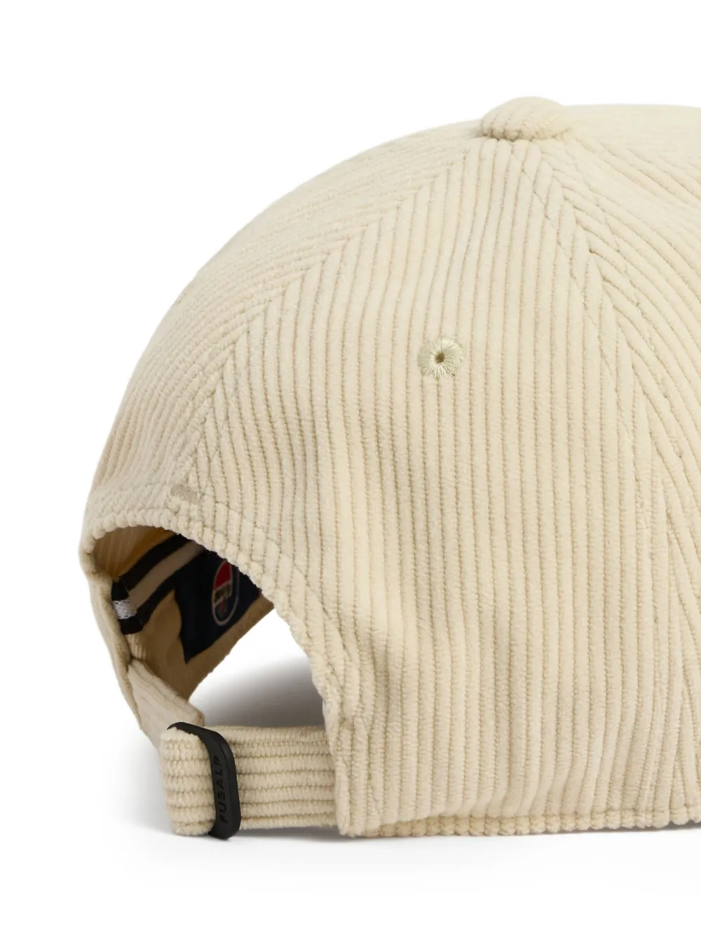 Fusalp Ribfluwelen honkbalpet Beige