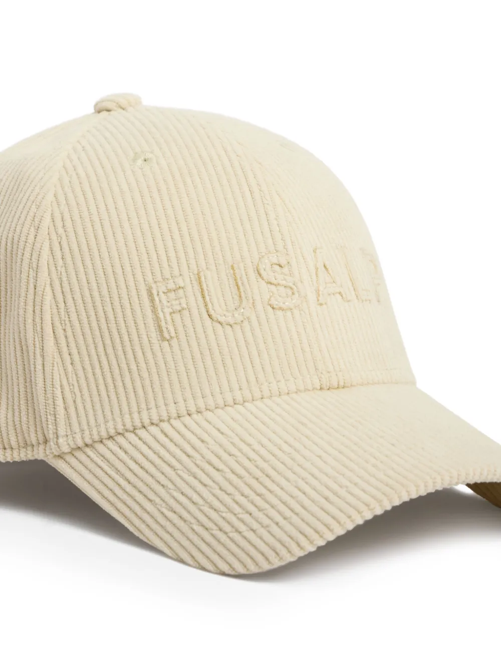 Fusalp Ribfluwelen honkbalpet Beige