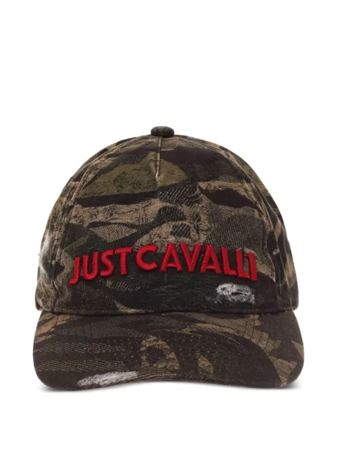 Just Cavalli camouflage-print baseball cap