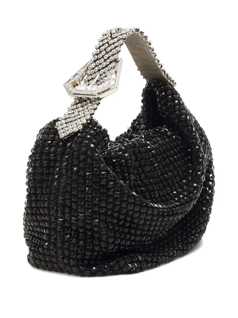 Gedebe Jilljet Crystal-embellished Tote Bag In Black