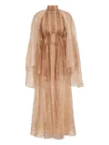 ZIMMERMANN snake-print maxi dress - Neutrals