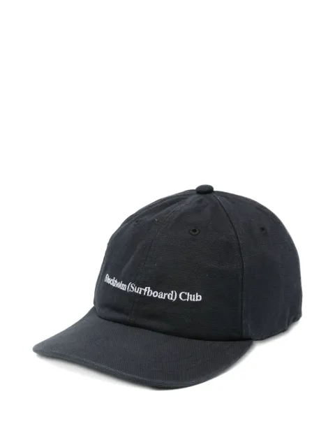 Stockholm Surfboard Club logo-embroidered baseball cap