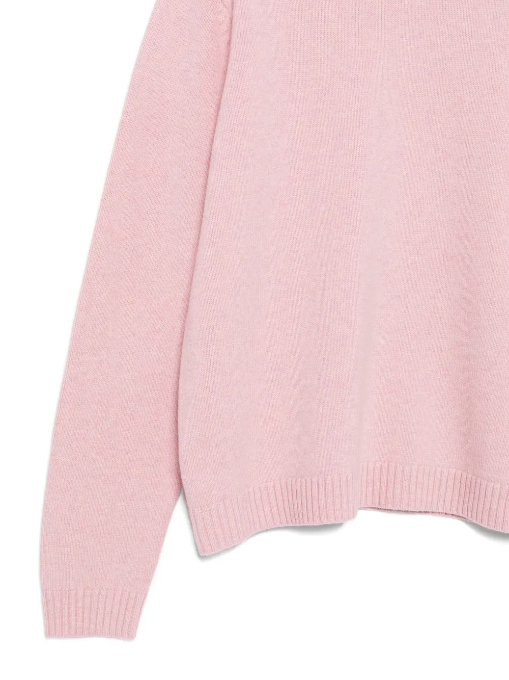 Stockholm Surfboard Club Crew-neck Wool Sweater In Pink