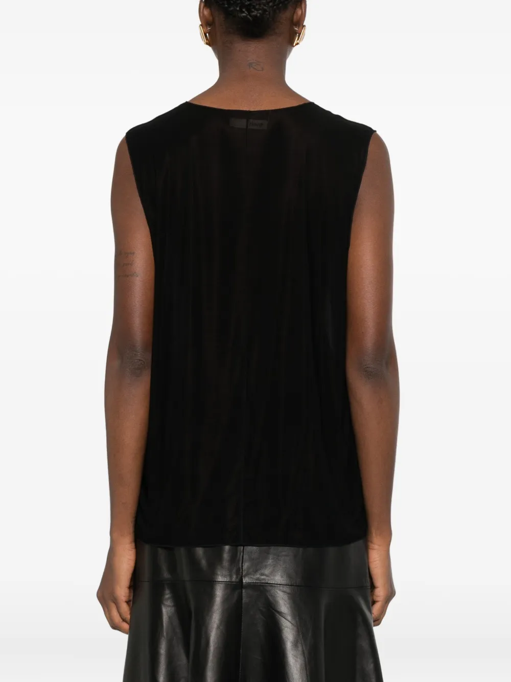 KHAITE Allo top Zwart