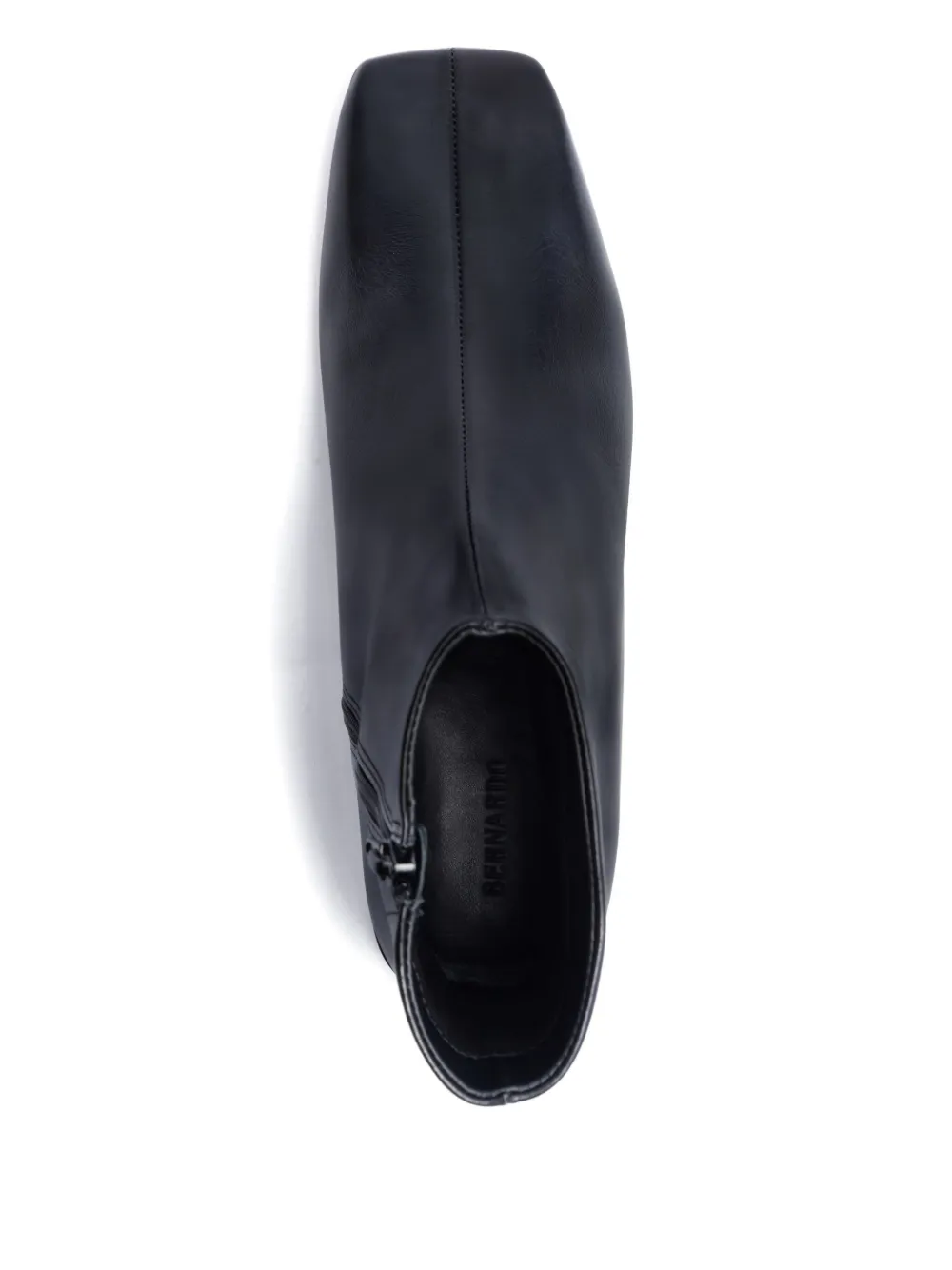 Bernardo Belfast Leather Ankle Booties In Black