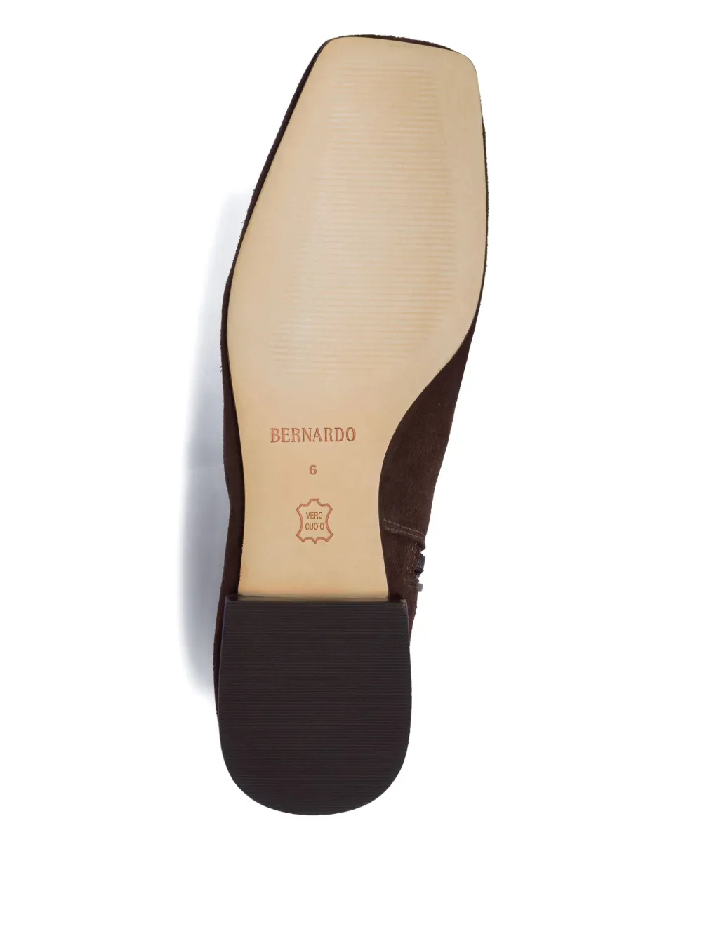 Bernardo Belfast Square-toe Ankle Boots In Brown