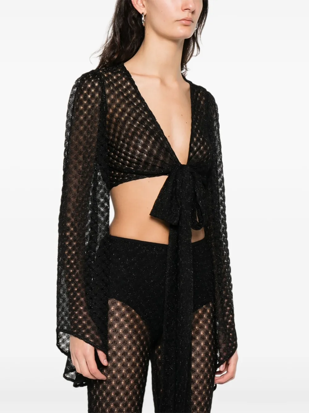 Missoni Long-sleeves Blouse In Black