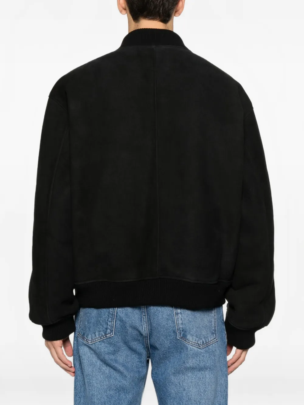 Studio Nicholson X Aaron Levine Berkeley Bomber Jacket In Black