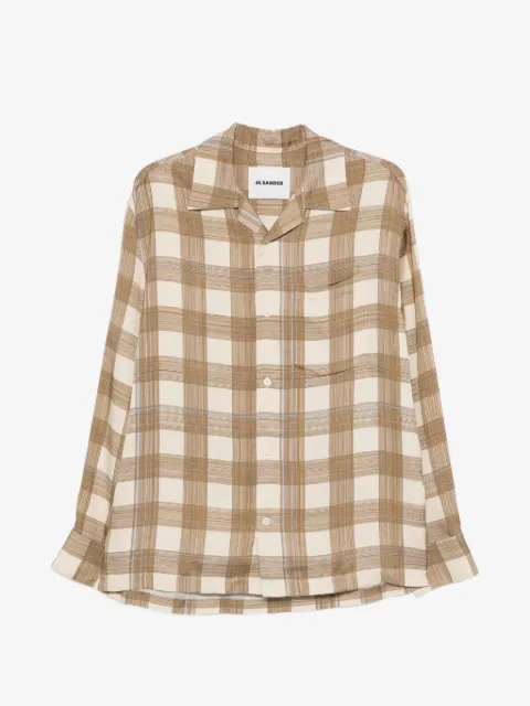 Jil Sander Hemd mit Karomuster