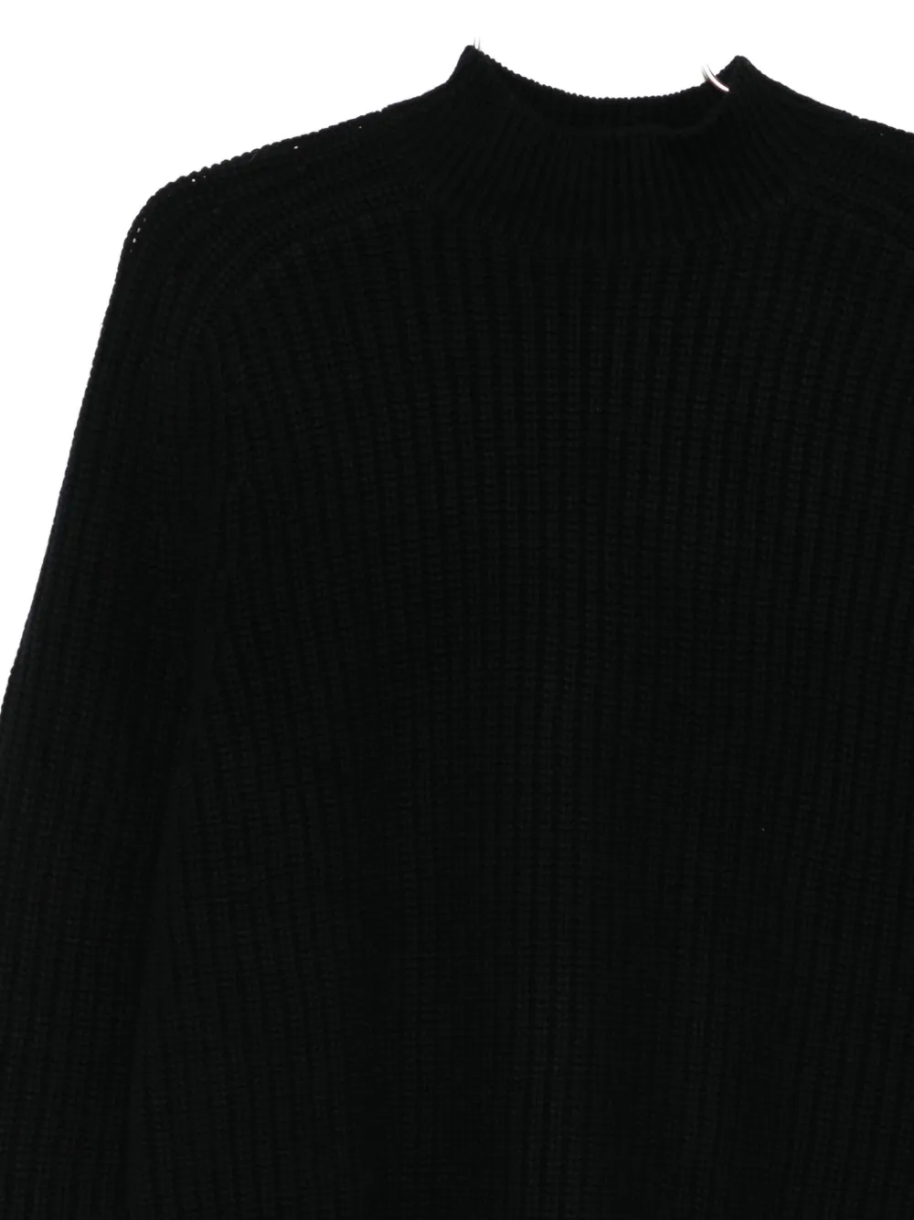Akris Punto Crew Neck Sweater In Black