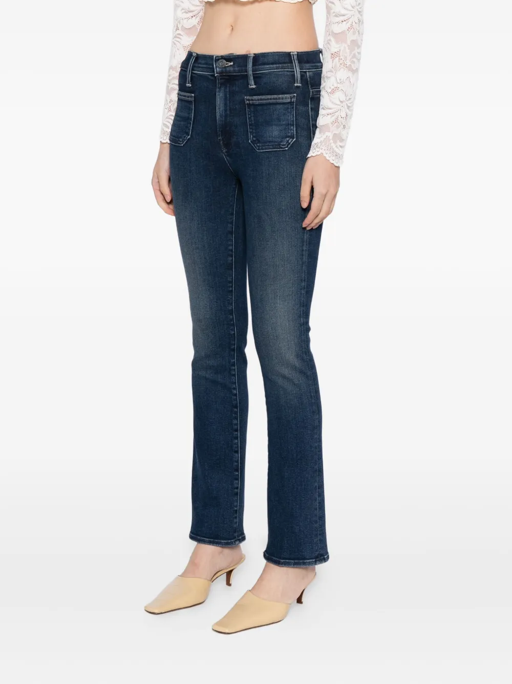 MOTHER The Flood jeans Blauw