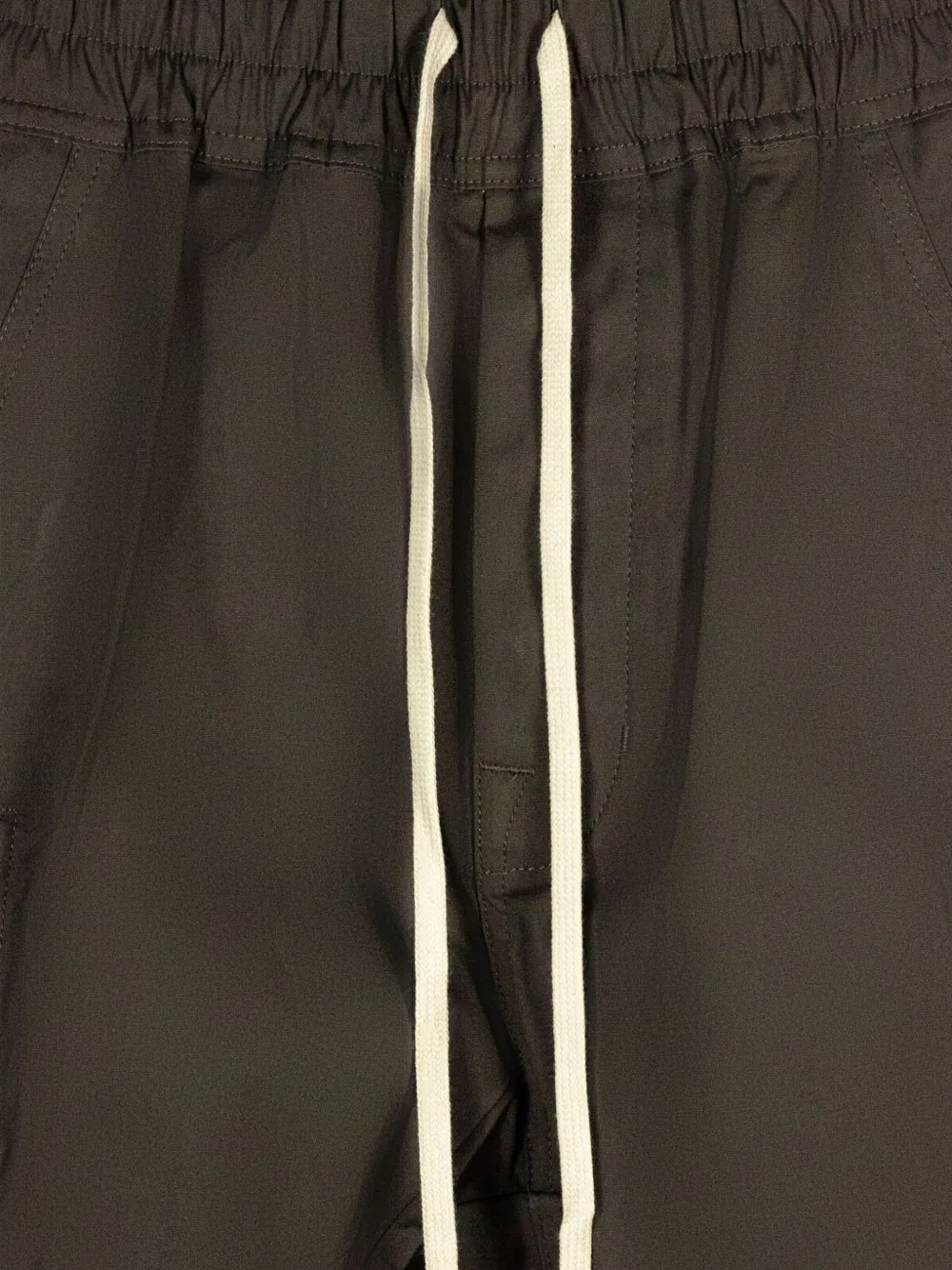 Rick Owens Drawstring Cargo Pants In Brown