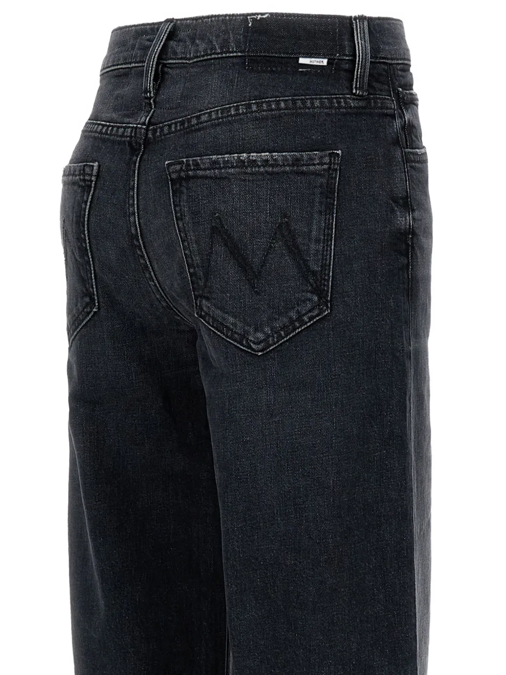 Mother Smoothie Sneak Denim Pants In Blue