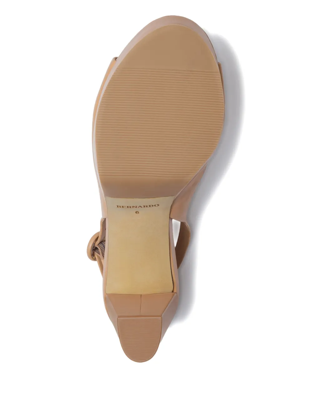Bernardo Footwear Vega Platform Heel Sandal In Neutral