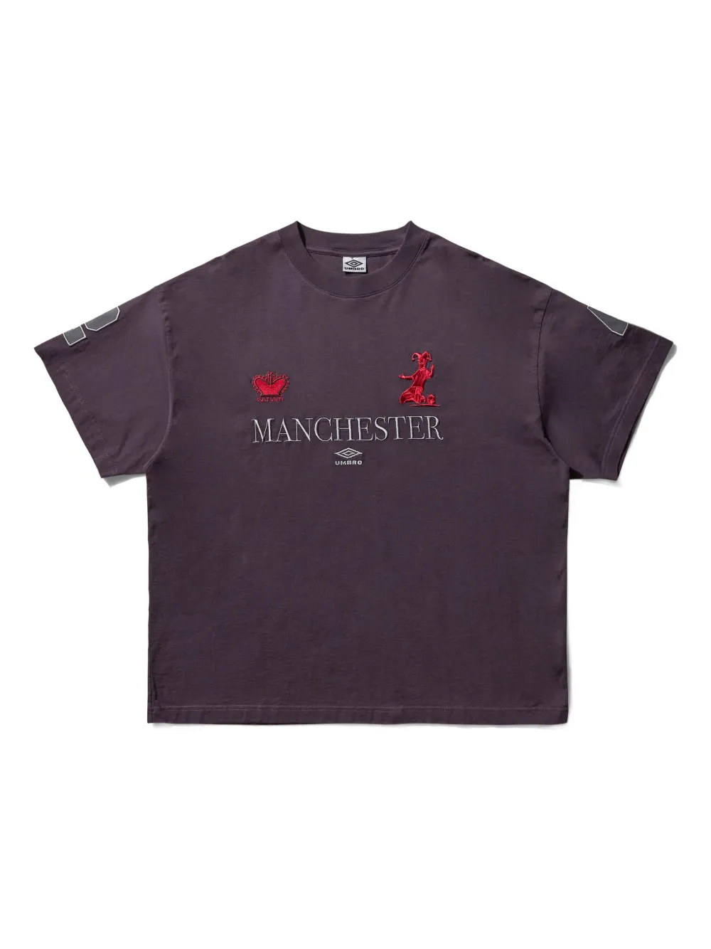 UMBRO embroidered-motif T-shirt | Purple | Image 1