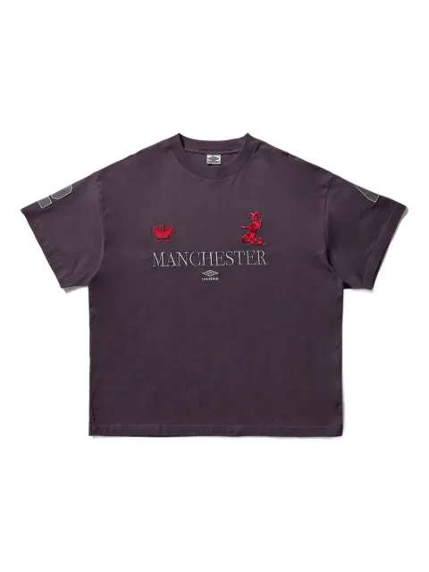 UMBRO embroidered-motif T-shirt