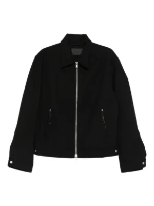 Moncler ジップアップ シャツジャケット | ブラック | FARFETCH JP