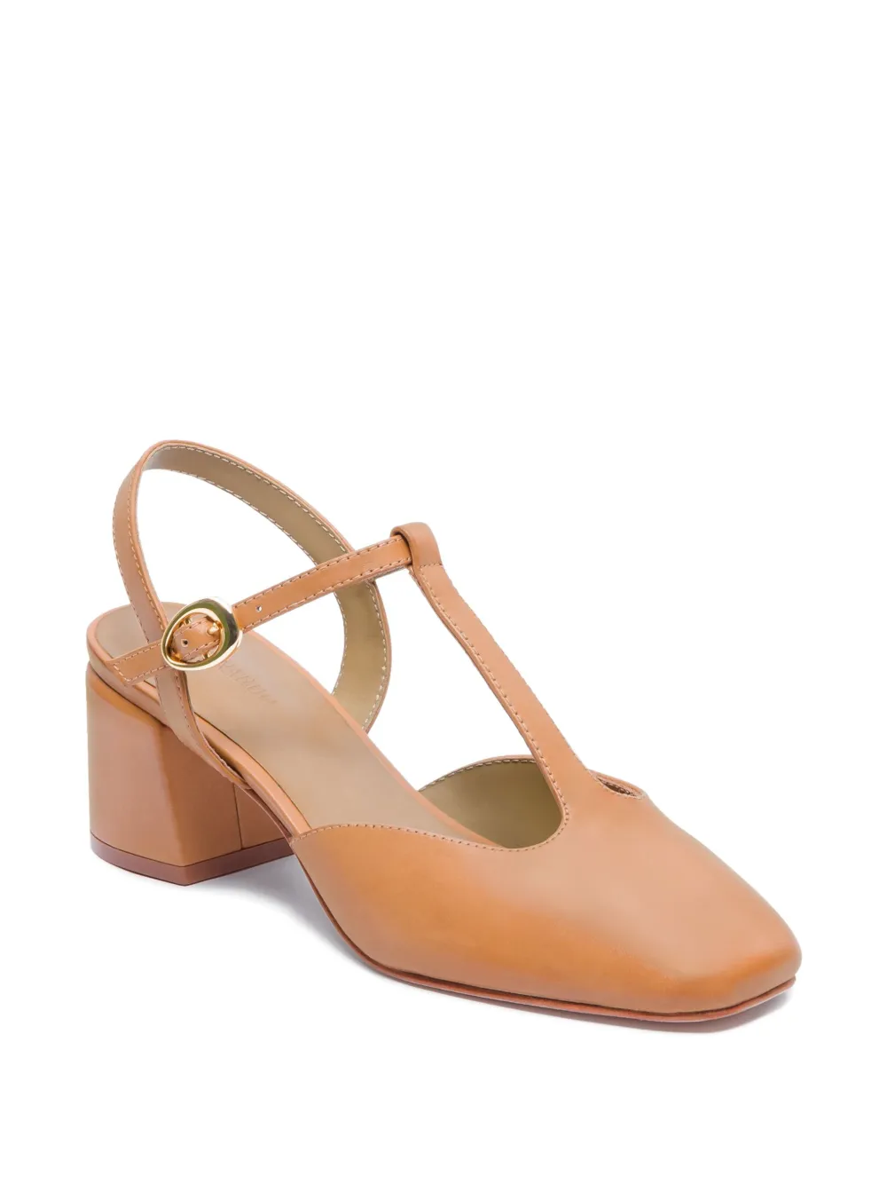 Bernardo 50mm t-bar block-heel pumps | Heeled Pumps | Image 2