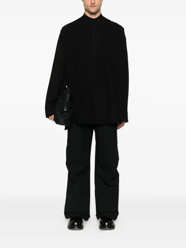 Joe Chia Vare ウールシャツ | ブラック | FARFETCH JP