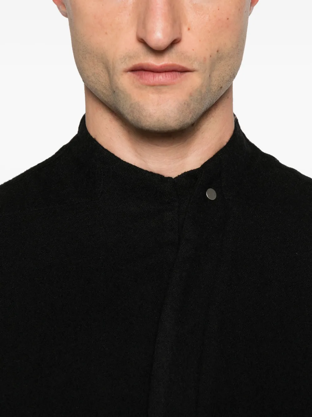 Joe Chia Vare Wool Shirt In Black