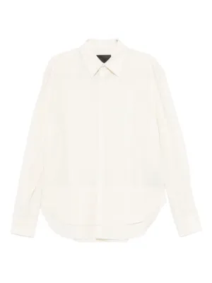 Julius Slit Neck Shirt | White | FARFETCH ID