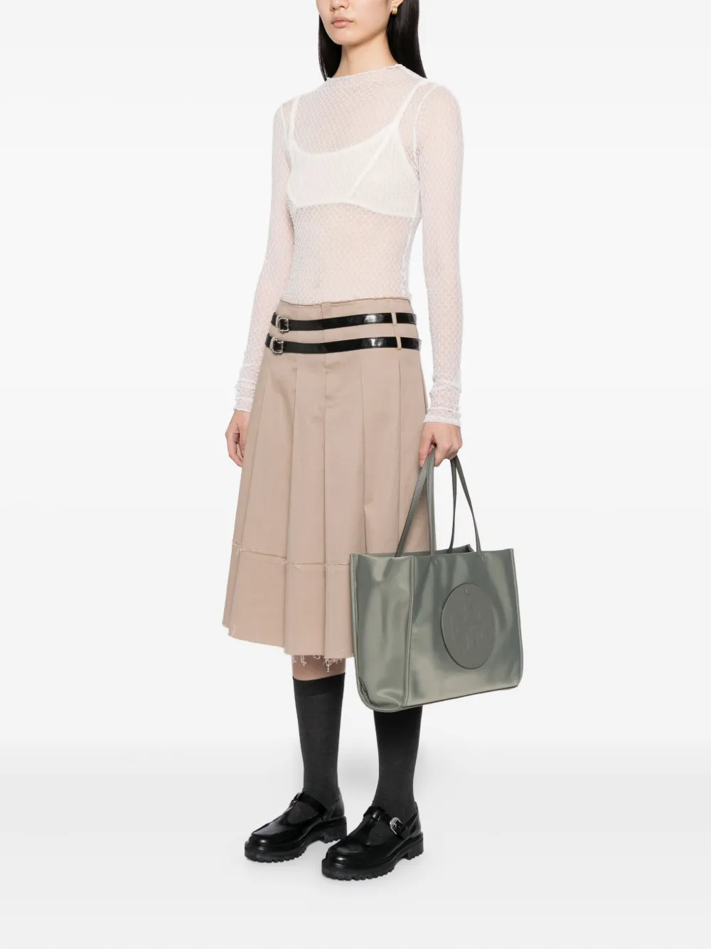 Tory Burch Ella Tote Bag In Green
