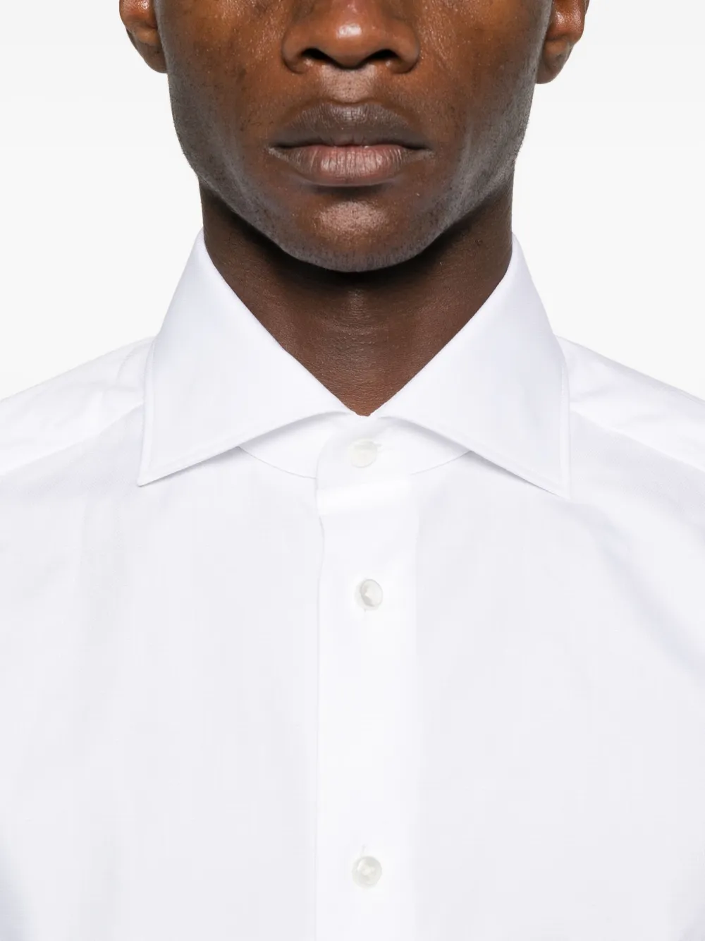 Zegna Button-up overhemd Wit