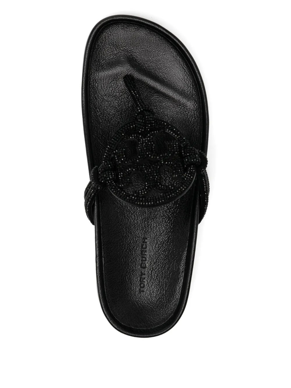 Tory Burch Embellished Sandal In Black