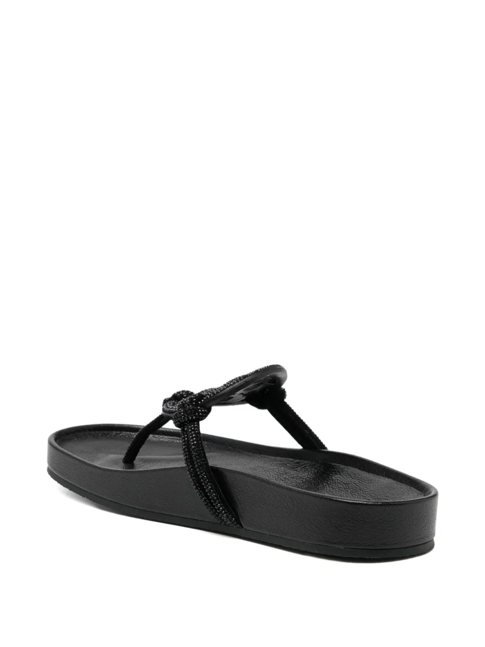 Tory Burch Embellished Sandal In Black