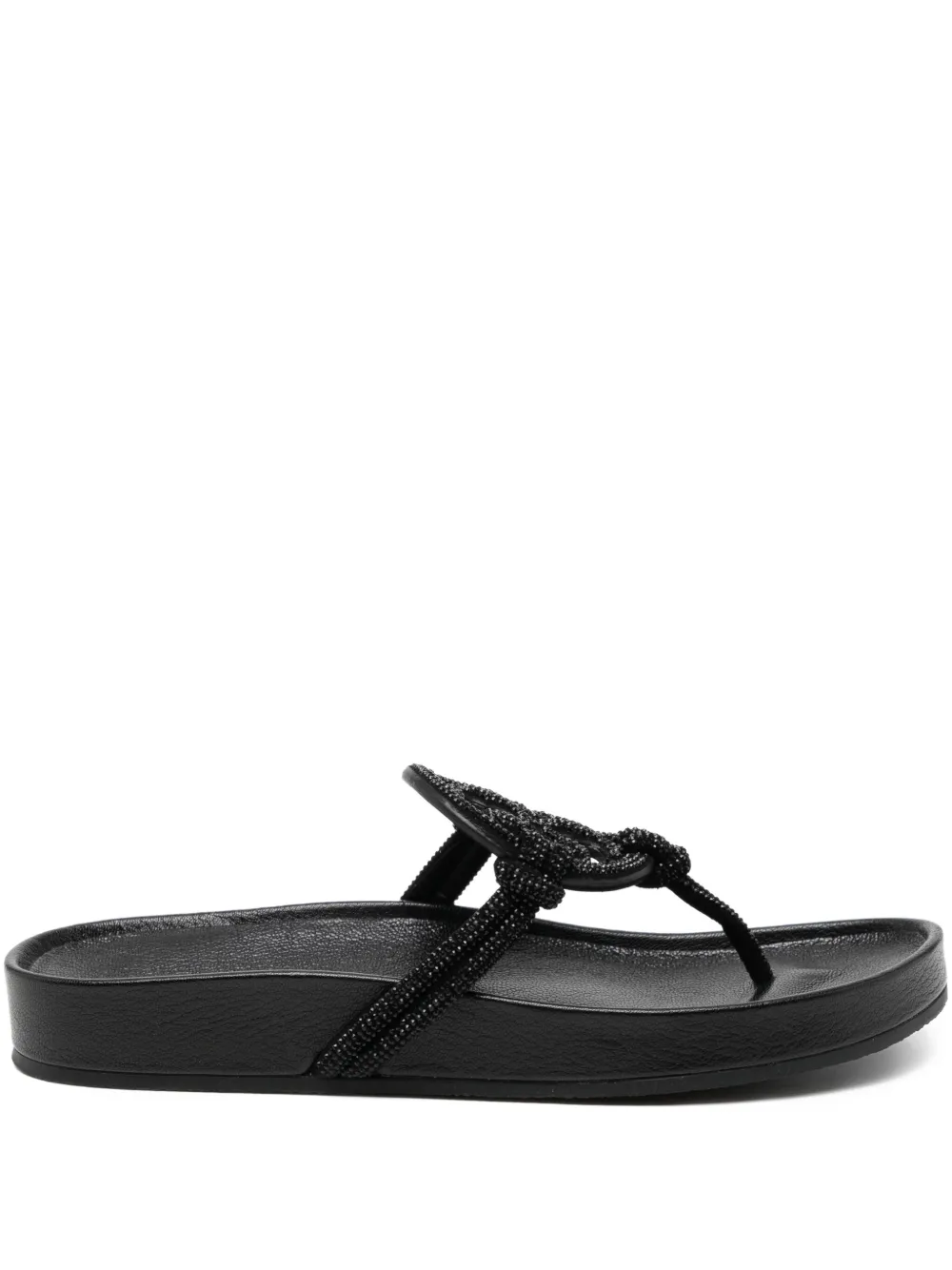 Tory Burch Verfraaide sandalen Zwart